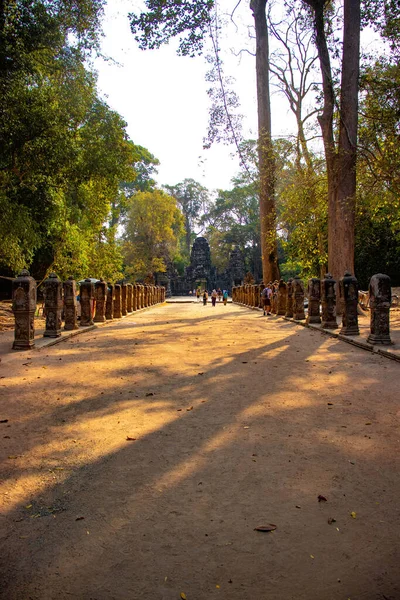 Tempio Angkor Thom Cambogia — Foto Stock