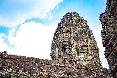 Bayon Tapınağı 'ndaki taş süslemeler ve anıtlar, Kamboçya 