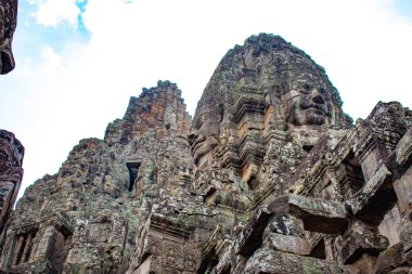 Bayon Tapınağı 'ndaki taş süslemeler ve anıtlar, Kamboçya 