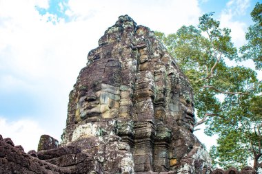 Bayon Tapınağı 'ndaki taş süslemeler ve anıtlar, Kamboçya 