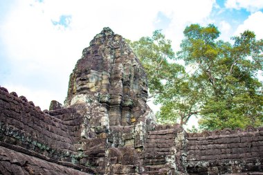 Bayon Tapınağı 'ndaki taş süslemeler ve anıtlar, Kamboçya 