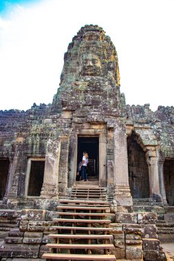 Siem Reap, Kamboçya 'daki antik tapınak 