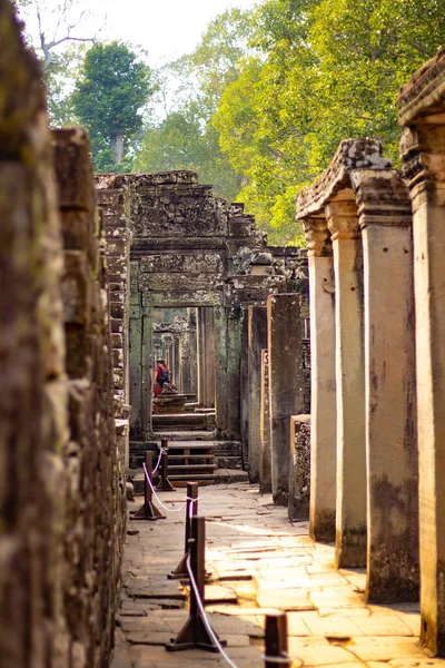 Siem Reap Kamboçya Daki Antik Tapınak — Stok fotoğraf
