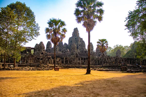 Αρχαίος Ναός Στο Siem Reap Καμπότζη — Φωτογραφία Αρχείου