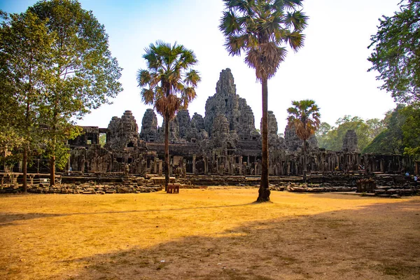 Αρχαίος Ναός Στο Siem Reap Καμπότζη — Φωτογραφία Αρχείου