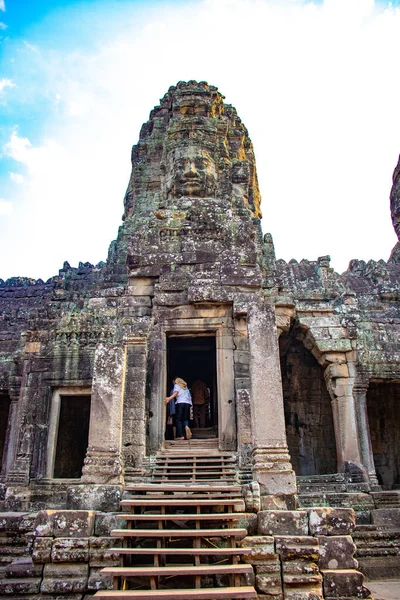 Starověký Chrám Siem Reap Kambodži — Stock fotografie