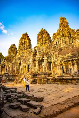 Siem Reap, Kamboçya 'daki antik tapınak 