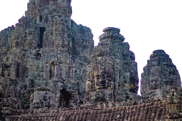 Binnenhuisarchitecten Bayon Tempel Cambodja — Stockfoto