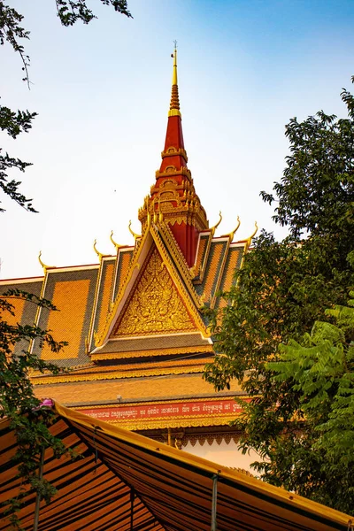 Templo Buddhist Bayon Siem Reap Camboya — Foto de Stock