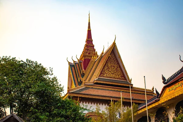 Buddyjska Świątynia Bayon Siem Reap Kambodża — Zdjęcie stockowe