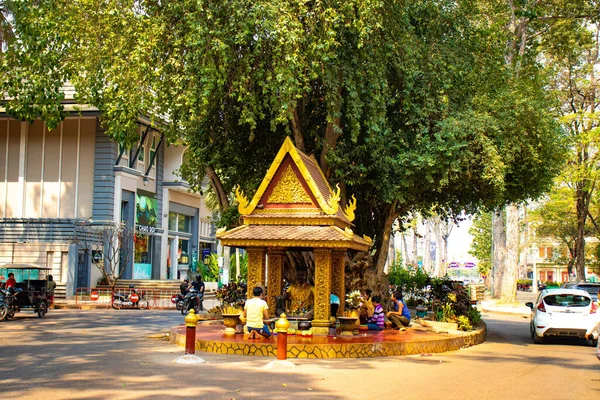 Boeddhistische Tempel Siem Reap Cambodja — Stockfoto