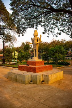 Siem Reap şehri sahnesi, Kamboçya 
