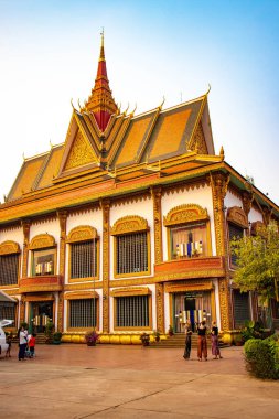 Siem Reap şehri sahnesi, Kamboçya 