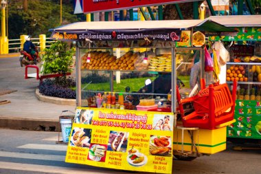Siem Reap şehri sahnesi, Kamboçya 