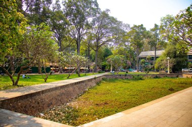 Siem Reap şehri sahnesi, Kamboçya 