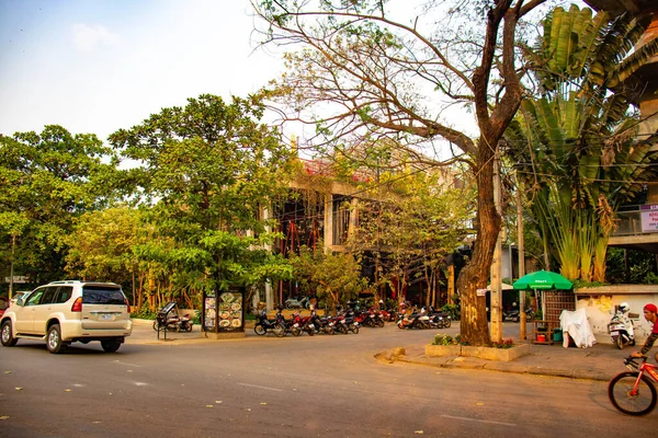 Siem Reap Stad Scene Cambodja — Stockfoto