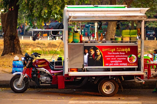 Siem Reap Scena Della Città Cambogia — Foto Stock