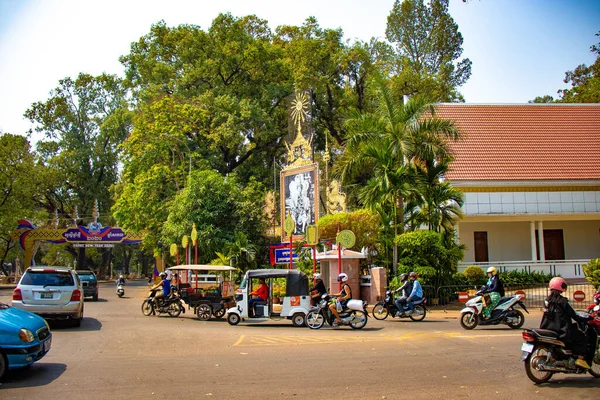 Siem Reap Cena Cidade Camboja — Fotografia de Stock