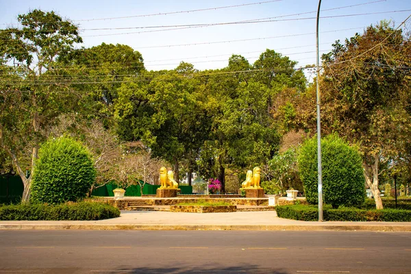 Escena Urbana Ciudad Siem Reap Camboya — Foto de Stock