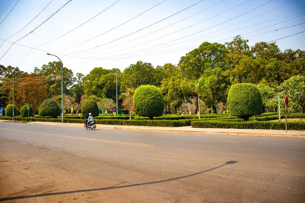 Cena Urbana Cidade Siem Reap Camboja — Fotografia de Stock