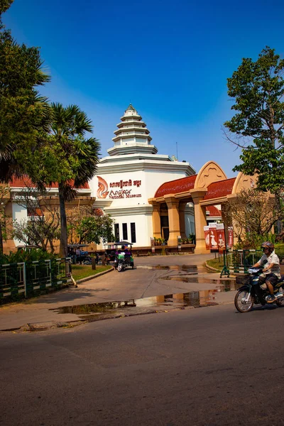 Městská Scéna Města Siem Reap Kambodži — Stock fotografie