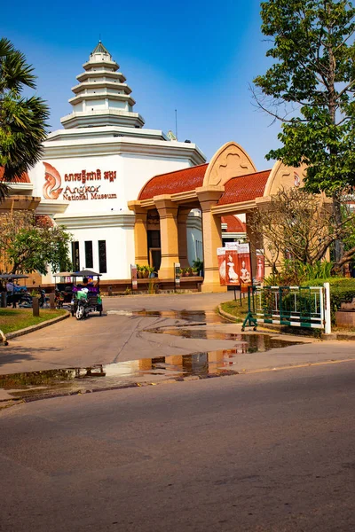 Stedelijke Scene Van Siem Reap Stad Cambodja — Stockfoto