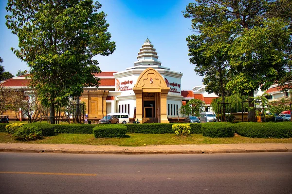 Scène Urbaine Ville Siem Reap Cambodge — Photo