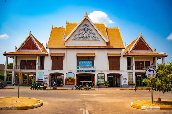 Siem Reap Város Nappal Kambodzsa — Stock Fotó