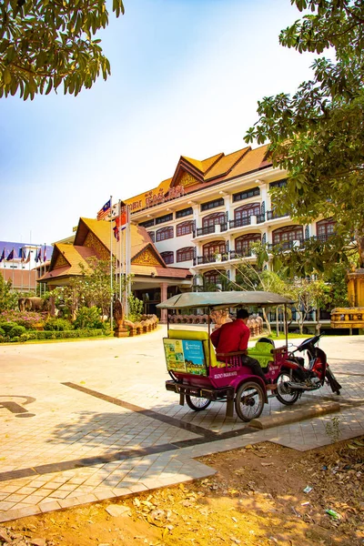 Siem Reap City Την Ημέρα Καμπότζη — Φωτογραφία Αρχείου