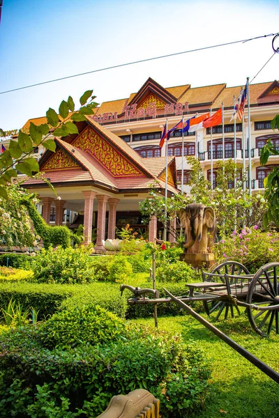 Siem Reap Cidade Durante Dia Camboja — Fotografia de Stock