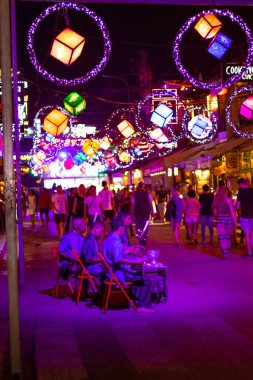 Siem Reap 'teki Pub Caddesi, Kamboçya 