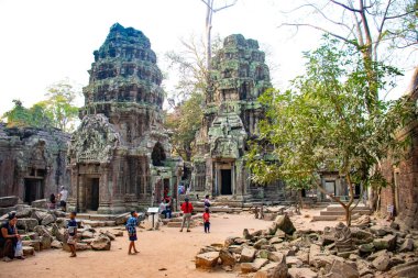 Ta Phrom Tapınağının antik kalıntıları, Kamboçya 