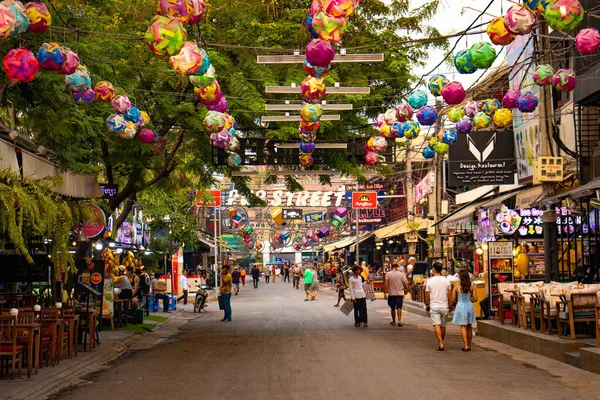 Pub Street Siem Reap Cambogia — Foto Stock