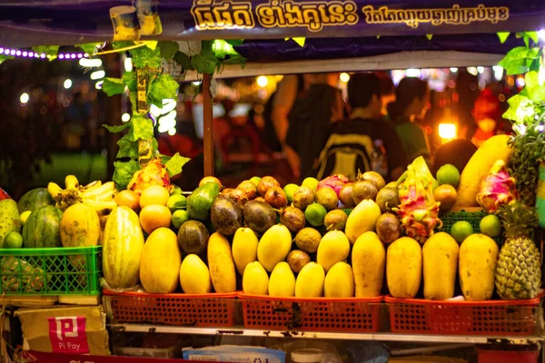 Calle Del Pub Siem Reap Camboya —  Fotos de Stock