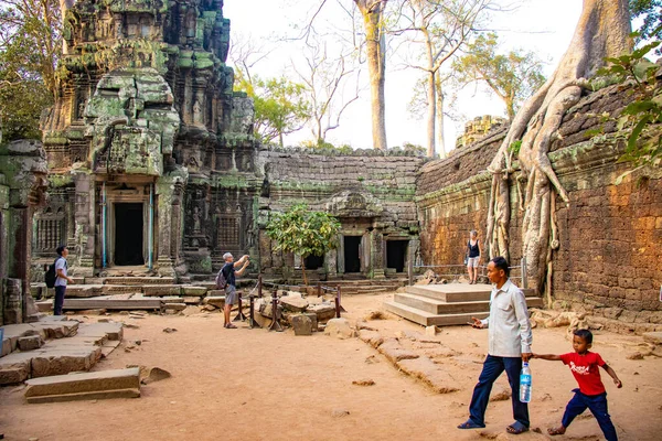 Antike Ruinen Des Tempels Phrom Kambodscha — Stockfoto