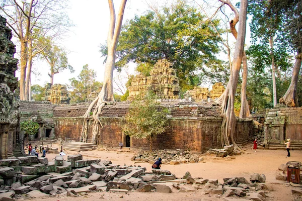 Antiguas Ruinas Del Templo Phrom Camboya — Foto de Stock