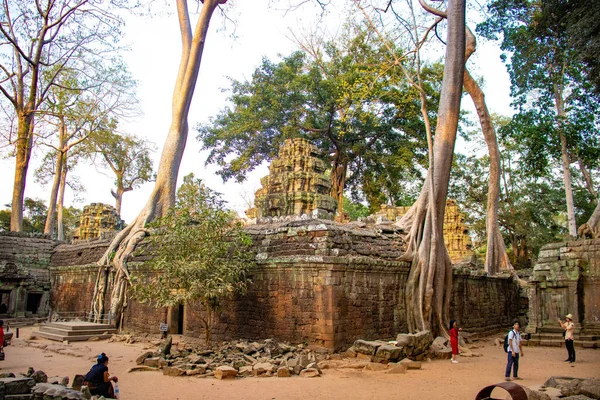 Antiguas Ruinas Del Templo Phrom Camboya —  Fotos de Stock