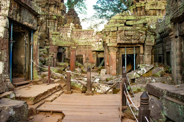 Phrom Temple Pendant Journée Cambodge — Photo