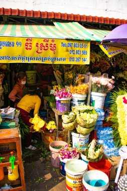 Gündüz Phnom Penh Şehri, Kamboçya 