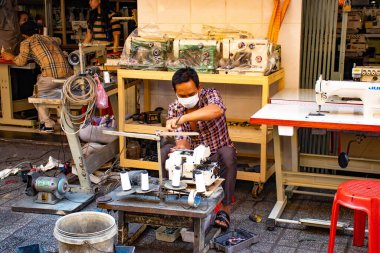 Phnom Penh, Kamboçya 'nın şehir manzarası 