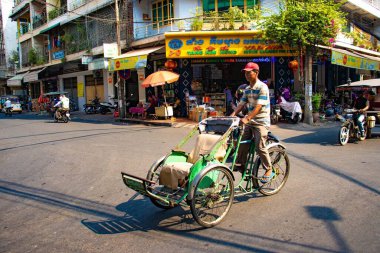 Phnom Penh, Kamboçya 'nın şehir manzarası 