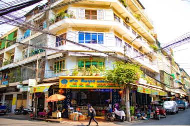 Phnom Penh, Kamboçya 'nın şehir manzarası 