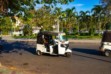 Phnom Penh, Kamboçya 'nın şehir manzarası 