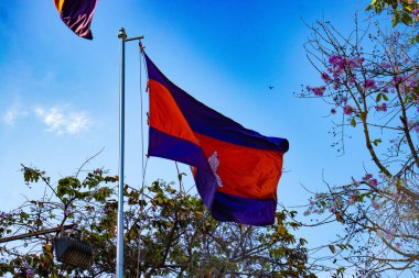 Phnom Penh, Kamboçya 'nın şehir manzarası 