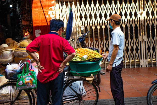 Scena Miejska Phnom Penh Kambodża — Zdjęcie stockowe