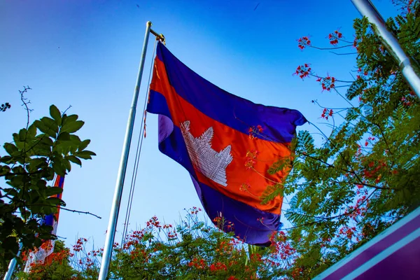 Městská Scéna Phnom Penh Kambodža — Stock fotografie