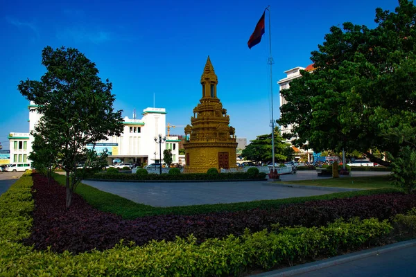 Stedelijke Omgeving Van Phnom Penh Cambodja — Stockfoto