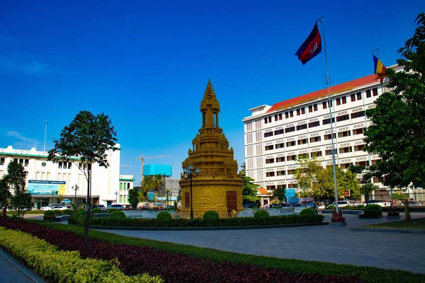 Scène Urbaine Phnom Penh Cambodge — Photo