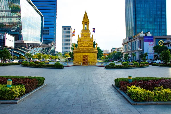 Stadsmiljö Phnom Penh Kambodja — Stockfoto