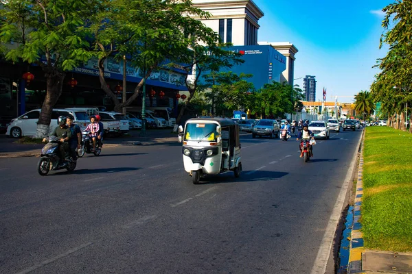 Scène Urbaine Phnom Penh Cambodge — Photo